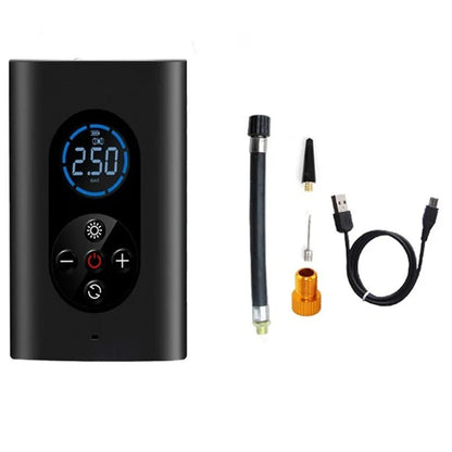 Cordless Tyre Inflator Portable Air Compressor M8 And Electric Bike Pump 4000mAh 150PSI LED Light For Car Motorcycle Ball Bike