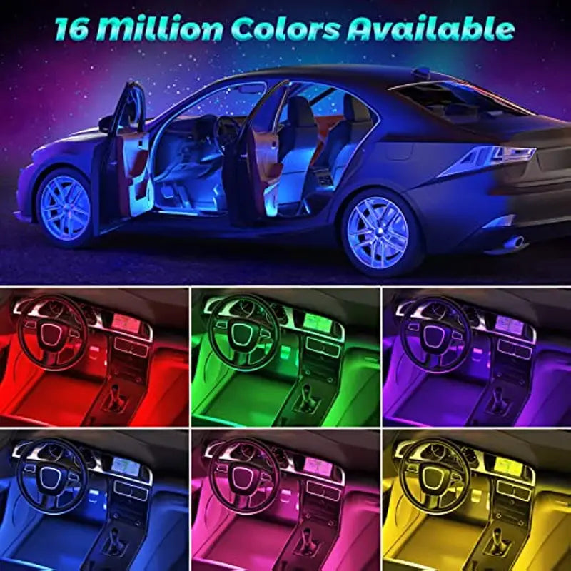 RGB Car LED Strip Lights,