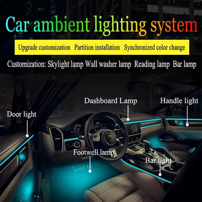 118.11inch RGB LED Car Interior Light Strip