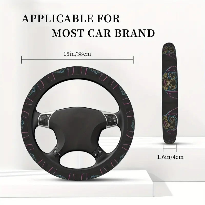 Anime Universal Steering Wheel Cover