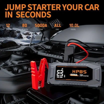 5000A Peak Jump Starter