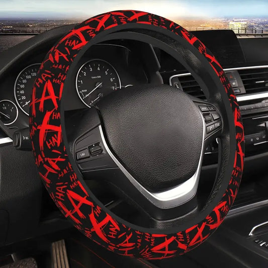 Anime Cartoon Red Steering Wheel Cover