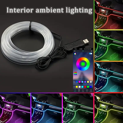 118.11inch RGB LED Car Interior Light Strip