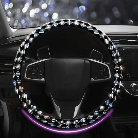 Crystal Rhinestone Steering Wheel Cover