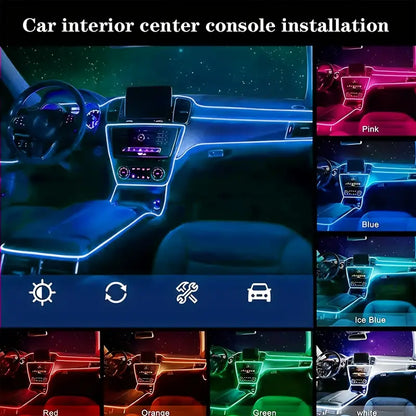 118.11inch RGB LED Car Interior Light Strip